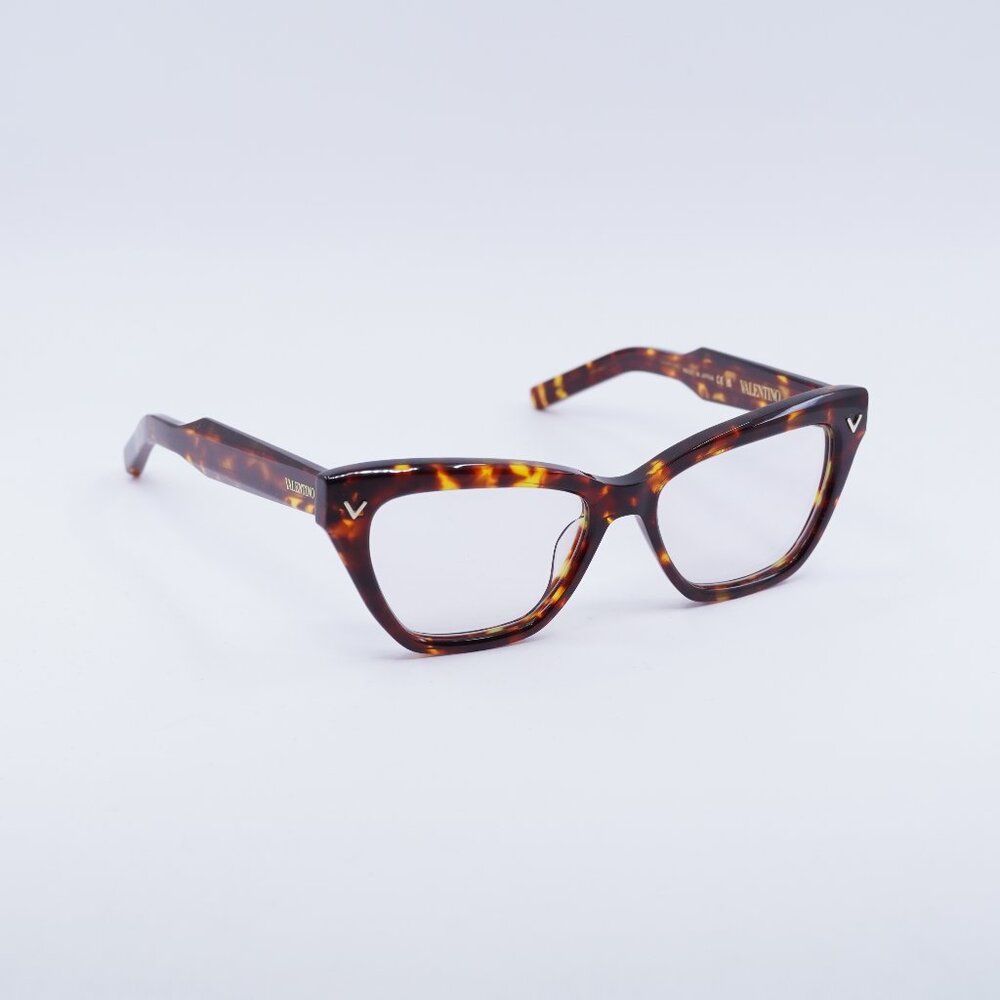 Valentino V-TALE VLX-140B Eyeglasses Havana 53mm Cat Eye Frame